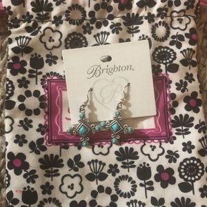 Brighton PRIMROSE Indie Cross Turquoise Earrings